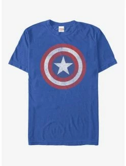 Movies Marvel Captain America Classic Shield T-Shirt