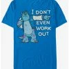 Movies Disney Pixars Monster's University Sulley I Don't Even Work Out T-Shirt