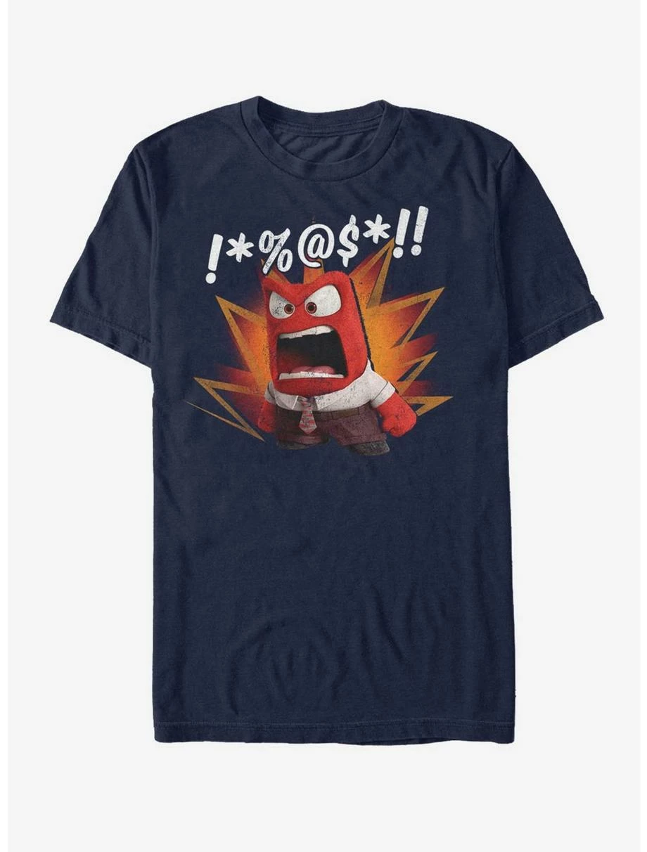 Movies Disney Pixar Inside Out Anger T-Shirt 1 Movies Disney Pixar Inside Out Anger T-Shirt