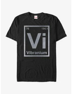 Movies Marvel Black Panther Vibranium Element T-Shirt