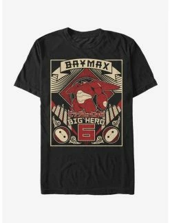 Television Disney Big Hero 6 Baymax Poster T-Shirt