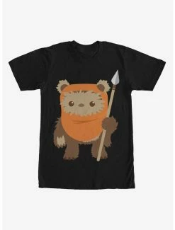 Movies Star Wars Wicket Ewok Cartoon T-Shirt