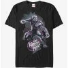 Movies Marvel Black Panther 2018 Paw Prints T-Shirt