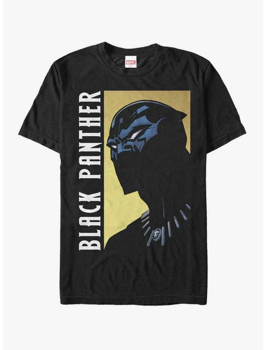 Movies Marvel Black Panther Fierce Expression T-Shirt 1 Movies Marvel Black Panther Fierce Expression T-Shirt