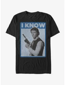 Movies Star Wars Han Solo Quote I Know T-Shirt
