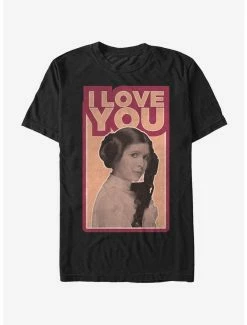 Television Star Wars Princess Leia Quote I Love You T-Shirt