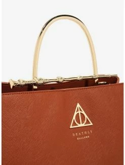 Movies Loungefly Harry Potter Cognac Wand Handbag - BoxLunch Exclusive -Funko shop 12099857 av4