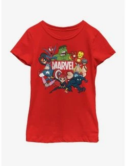 Marvel Group Marvel Retro Youth Girls T-Shirt