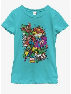 Marvel Crash Retro Youth Girls T-Shirt