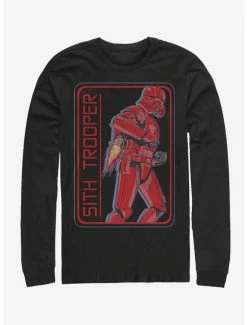 Star Wars Episode IX The Rise Of Skywalker Retro Sith Trooper Long-Sleeve T-Shirt