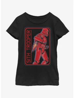 Star Wars The Rise Of Skywalker Retro Sith Trooper Youth Girls T-Shirt