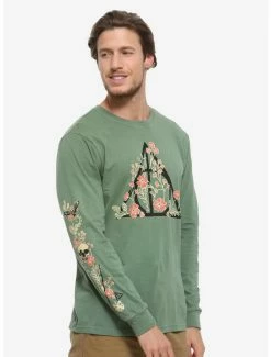 Movies Harry Potter Deathly Hallows Long Sleeve T-Shirt - BoxLunch Exclusive