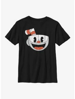 Cuphead Retro Face Youth T-Shirt
