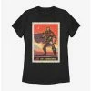Star Wars The Mandalorian Retro Poster Womens T-Shirt