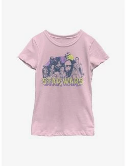 Star Wars Episode IX The Rise Of Skywalker Retro Rebel Youth Girls T-Shirt