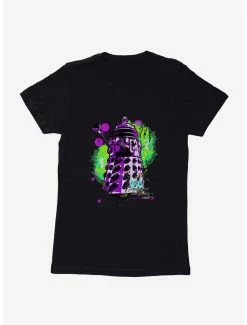Doctor Who Dalek Retro Art Womens T-Shirt