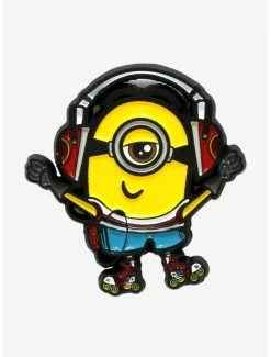 Movies Minions Artist Series Paulo V Roller Skater Minion Enamel Pin - BoxLunch Exclusive