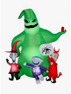 Movies The Nightmare Before Christmas Oogie Boogie And Creatures Inflatable Décor