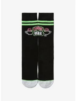 Television Friends Central Perk Logo Crew Socks