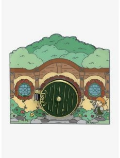 Movies The Lord Of The Rings Bag End Door Enamel Pin - BoxLunch Exclusive