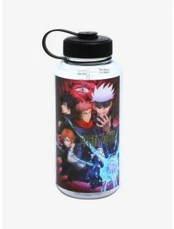 Television Jujutsu Kaisen Title Group Poster Water Bottle