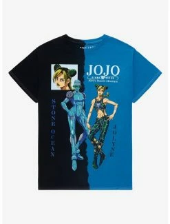 Television JoJo’s Bizarre Adventure Jolyne & Stone Free Split Dye T-Shirt - BoxLunch Exclusive