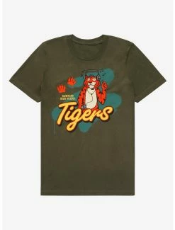 Television Stranger Things Hawkins High School Tigers Mascot T-Shirt - BoxLunch Exclusive