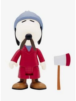 Television Super7 ReAction Peanuts Lumberjack Snoopy Figure