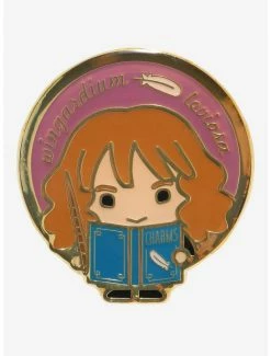 Movies Loungefly Harry Potter Chibi Hermione Circle Frame Enamel Pin - BoxLunch Exclusive