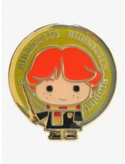 Movies Loungefly Harry Potter Chibi Ron Circle Frame Enamel Pin - BoxLunch Exclusive