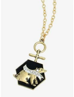 Television Harry Potter Hufflepuff Pendant Necklace - BoxLunch Exclusive