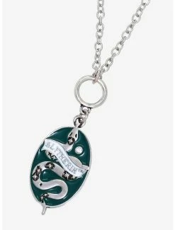 Movies Harry Potter Slytherin Pendant Necklace - BoxLunch Exclusive
