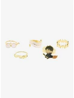 Movies Harry Potter Icons Ring Set - BoxLunch Exclusive