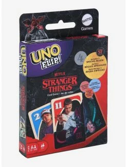 Television Uno Flip: Stranger Things Edition Card Game