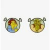 Movies Shrek Fiona & Shrek Figural Enamel Pin Set - BoxLunch Exclusive