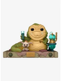 Movies Funko Pop! Movie Moment Star Wars Return Of The Jedi 40th Anniversary Jabba The Hutt And Salacious Crumb Vinyl Bobble-Head