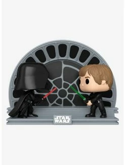 Movies Funko Pop! Movie Moment Star Wars Return Of The Jedi 40th Anniversary Luke Skywalker Vs. Darth Vader Vinyl Bobble-Head