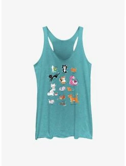 Television Disney Channel Cats Of Disney Womens Tank Top