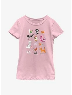 Television Disney Channel Cats Of Disney Youth Girls T-Shirt