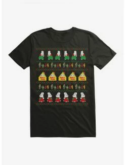 Television Max And Ruby Ugly Christmas Pattern House T-Shirt