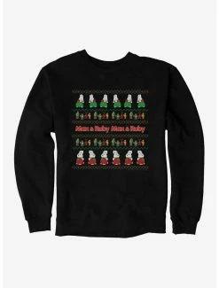Television Max And Ruby Ugly Christmas Pattern Sweatshirt