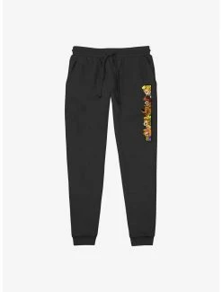 Television Scooby-Doo Mystery Gang Peeking Jogger Sweatpants