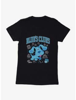 Television Blue's Clues Collegiate Font Icons Womens T-Shirt