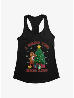 Television Care Bears I Made The Nice List Womens Tank Top