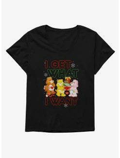 Television Care Bears I Get What I Want Womens T-Shirt Plus Size
